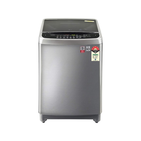 LG 10 Kg Inverter Fully-Automatic Top Loading Washing Machine (T10SJSS1Z, Free Silver)