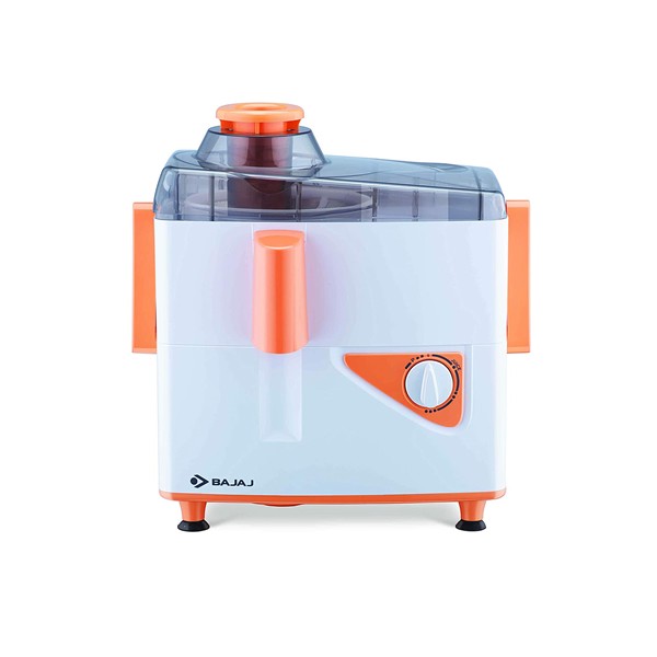 Bajaj Neo JX4 450-Watt Juicer Mixer Grinder with 2 Jars (White/Orange)