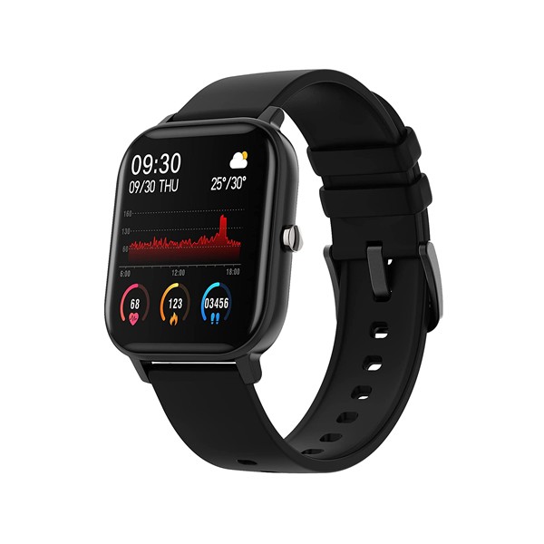 Fire-Boltt SpO2 Full Touch 1.4 inch Smart Watch 400 Nits Peak Brightness Metal Body 8 Days Battery Life with 24*7 Heart Rate monitoring IPX7 with Blood Oxygen, Fitness, Sports & Sleep Tracking (Black)