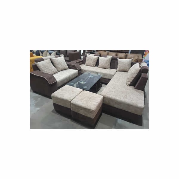 Glare International Antique Cushion Back Sofa Set, For Home