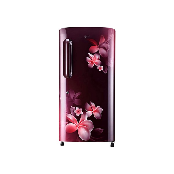 LG 215 L 3 Star Direct-Cool Single Door Refrigerator (GL-B221ASPD, Scarlet Plumeria, Moist 'N' Fresh)