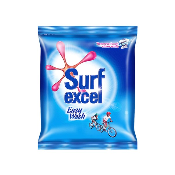 Surf Excel Easy Wash Detergent Powder, Superfine Powder That Dissolves Easily And Removes Tough Stains, 4 Kg