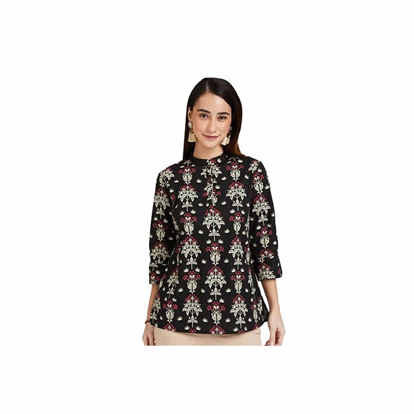 Women's Cotton Straight Short Kurti