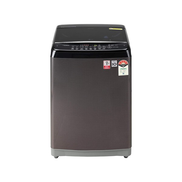 LG 8.0 Kg Inverter Fully-Automatic Top Loading Washing Machine (T80SJBK1Z, Black Knight)