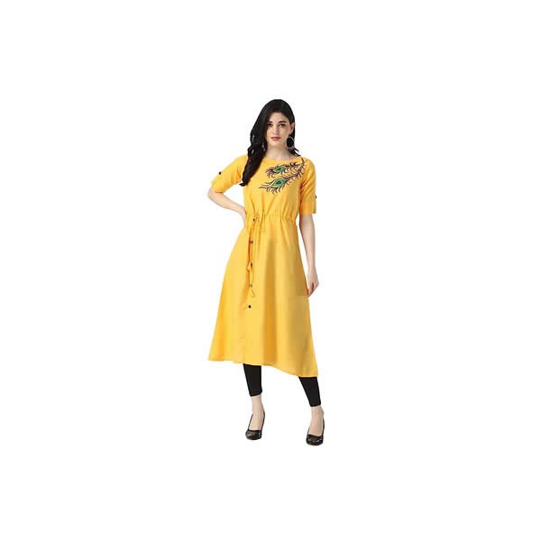 Anarklai Kurti for Women & Girls on Jeans Palazzo or Skirt